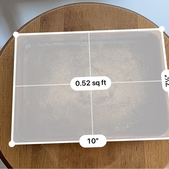 SOLD-Pampered Chef Family Heritage Stoneware 9x7 Inch Small Bar Pan Toaster Oven - Picture 9 of 9